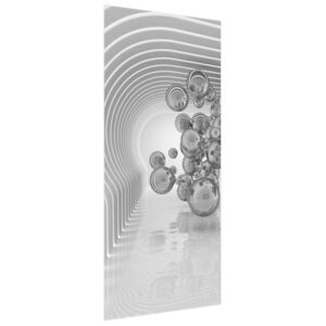 Samolepící fólie na dveře Futuristické bubliny 3D 95x205cm ND2813A_1GV