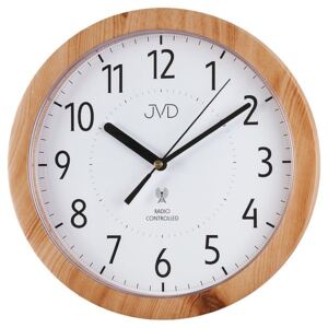 Přesné moderní rádiem řízené hodiny JVD RH612.7 - imitace dřeva