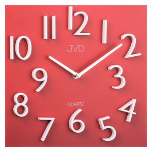Kovové nástěnné hodiny JVD HB18 s magenickými čísly (libovolně lze rozmístit)