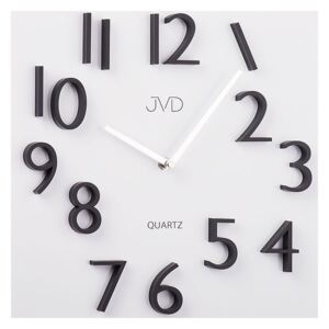 Kovové nástěnné hodiny JVD HB17 s magenickými čísly (libovolně lze rozmístit)
