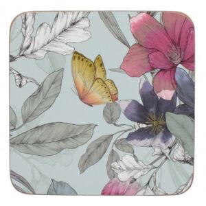 Creative Tops Butterfly Floral Korkové podložky pod skleničky 10,5 cm