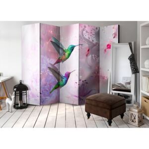 Murando DeLuxe Paraván barevní kolibříci Velikost: 225x172 cm