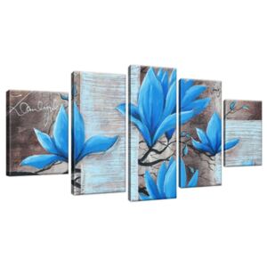 Obraz na plátně Nádherná modrá magnolie 150x70cm 3437A_5B
