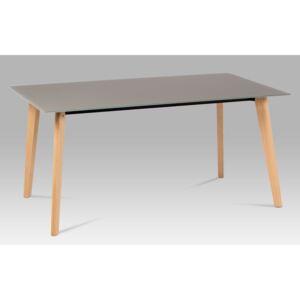 Jídelní stůl 160x90 cm, cappuccino / dub DT-1091 CAP