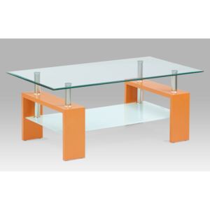 Konferenční stůl skleněný oranžový AF-2024 ORA