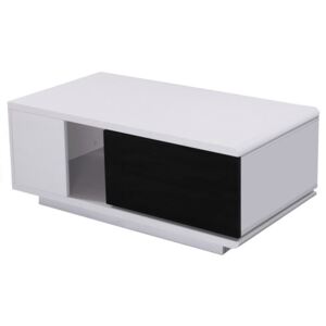 Konferenční stolek v luxusním provedení ve vysokém lesku bílá Demba CT300