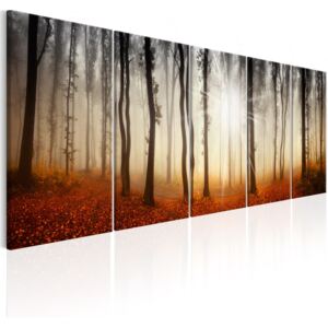 Murando DeLuxe Vícedílný obraz - ranní mlha Velikost: 225x90 cm