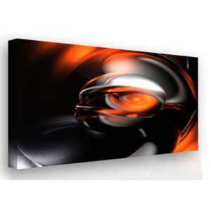 InSmile ® Obraz na stěnu - oranžová fantazie Velikost: 90x60 cm