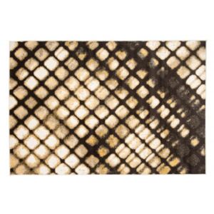 Moderní kusový koberec FIESTA 36324/37224 černý béžový žlutý Rozměr: 120x170 cm