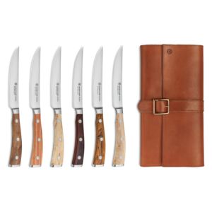Wüsthof IKON Sada steakových nožů v koženém pouzdru 1060560601