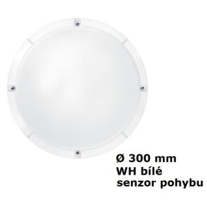 LED Nástěnné a stropní svítidlo THORNeco LARA WH 300 1200 840 MWS IP65 13W 4000K 96666113 bílé s mikrovlnným čidlem