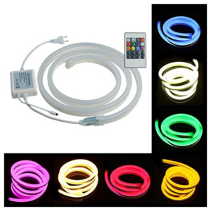 LED neon hadice 230V, 5050, 60LED/m 14,4W/m RGB (1ks=2m)+RGB kontroler