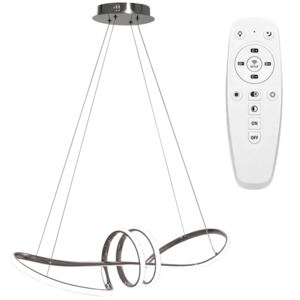 TOOLIGHT - Závěsné stropní LED světlo chrom + dálkové ovládání - APP825-CP