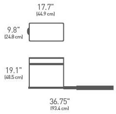 Plastový odpadkový koš 30 l - simplehuman
