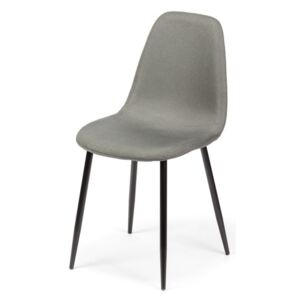 Jídelní židle DT021 šedá/černé nohy