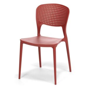 Nakup-nabytek.cz Plastová židle DT075 červená