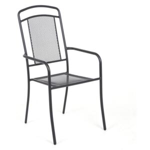 Zahradní kovová židle Venezia - antracit