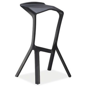 Barová židle WATT, 82x50x29, černá