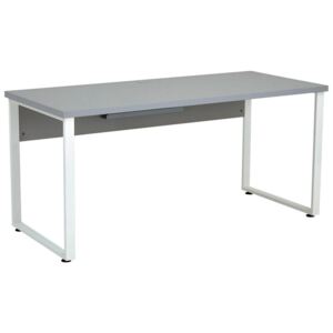 PSACÍ STŮL, šedá, bílá - Psací stoly