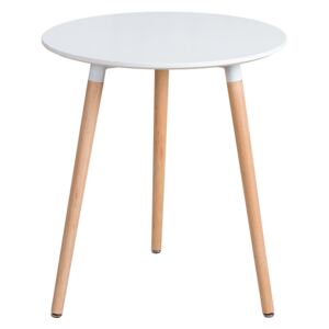 Demsa home Odkládací stolek Scandus, 60 cm, bílý