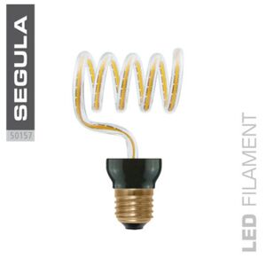 SEGULA LED Art Loop Cross 12W / E27 / 500lm / 2200K / stmívatelné / B (50157-S) - Segula LED žárovka 50157 230 V, E27, 12 W = 42 W, teplá bílá, B (A++ - E), stmívatelná