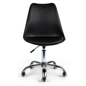 Modern Home Kancelářská židle černá skandinávsky styl BASIC