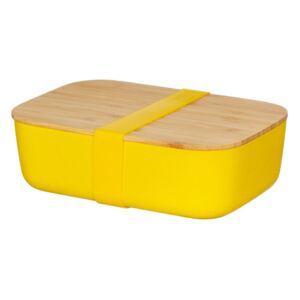 Sass & Belle Bambusový box na svačinu žlutý