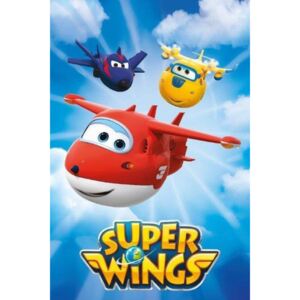 Dětský ručník Super Wings vícebarevná 30x50 cm