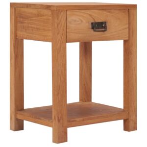 Noční stolek 35 x 35 x 50 cm masivní teakové dřevo