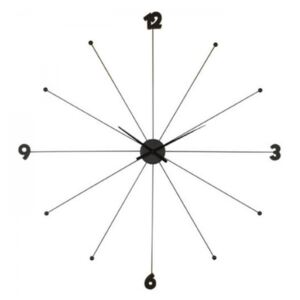 KARE DESIGN Nástěnné hodiny Like Umbrella černá 100 × 100 × 6 cm