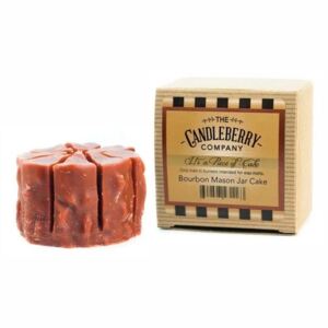 Candleberry Bourbon Mason Jar Cake - Vonný vosk do aromalampy