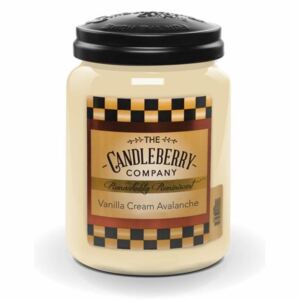 Candleberry Vanilla Cream Avalanche - Velká vonná svíčka 737g