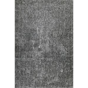 Chlupatý kusový koberec Borneo Shaggy | bílý, černý Typ: 50x80 cm
