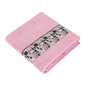 BELLATEX Froté ručník a osuška Kameny růžová Osuška 70x140 cm