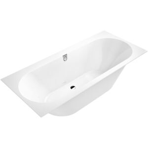 VILLEROY & BOCH Villeroy Boch OBERON 2.0 Duo: Vana 1800x800mm Quaryl® včetně nohou (samolepicí), odpadu a přepadu, bílá Alpin, UBQ180OBR2DV01