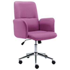Kancelářská židle umělá kůže fialová