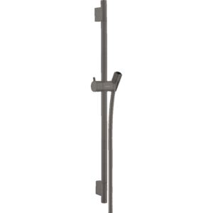 Hansgrohe Unica - Sprchová tyč S Puro 65 cm se sprchovou hadicí, kartáčovaný černý chrom 28632340