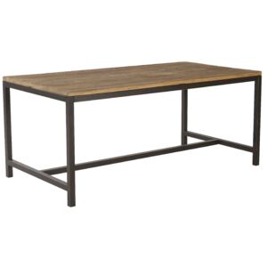 SCANDI Hnědý dřevěný jídelní stůl Kalma 180x90 cm