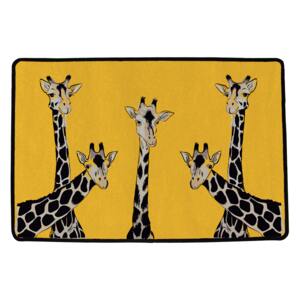 Butter Kings Textilní rohož Friendly Giraffes - 45x75 cm