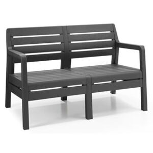 Keter Delano Double seat bench grafitová 233330