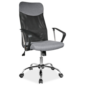 Kancelářská otočná židle v černé a šedé barvě KN1033