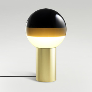 Marset Dipping Light M, stolní lampička s černými tóny, 10,7W LED 2700K, dotykový stmívač, výška 54cm