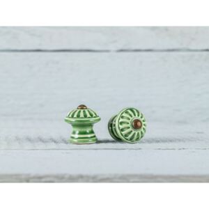 Keramika Vanya Úchytka mini - zelená - KOPRETINA