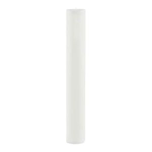 Bílá dlouhá svíčka Ego Dekor Cylinder Pure, doba hoření 28 h