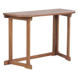 Skládací stůl z akáciového dřeva 110 x 47 cm světlé dřevo TREIA