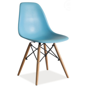 Jídelní židle v modré barvě KN166