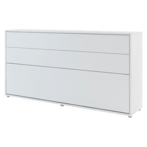 Sklápací postel BC-06 90x200 Bed Concept, Barva: bílá, LED světlo s USB: bez LED světla s USB, Vnitřní osvětlení pod policemi: bez osvětlení políc