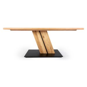 Natoor Stůl Stromboli Varianta: Stůl Stromboli černý pevný 180 x 90 cm dub průběžný rustik olej