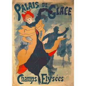 Obraz, Reprodukce - Poster advertising the Palais de Glace on the Champs Elysees, Jules Cheret