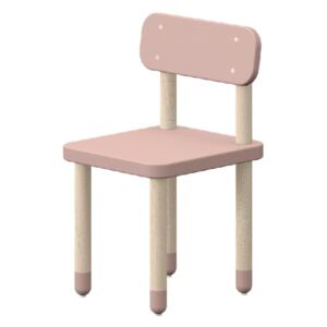 Růžová dětská židle Flexa Dots